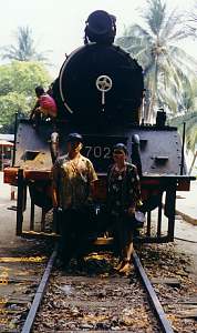 Railway at Sai Yok Waterfall, Kanchanaburi Province (Sai Yok National Park)